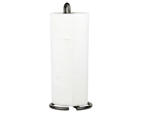 Home Basics Paper Towel Holder - Black Onyx