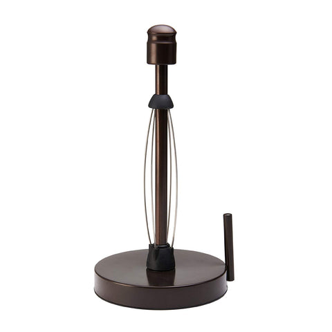 Kamenstein 5114965 Perfect Tear Patented Counter Top Standing Paper Towel Holder, 13-Inch, Dark Brown