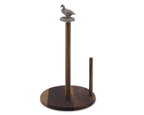 Vagabond House Pewter Duck Countertop Towel Holder Standing 14" Tall