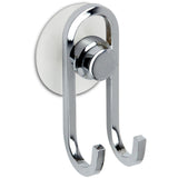 Brass Double Towel Robe Hook/ Hanger Suction Cup for Bath and Squeegee Holder