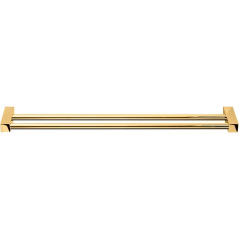 DWBA Brass Double Towel Bar Rail Holder Hanger for Bath Towel Hanging Rack