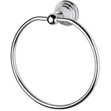 BA Canova Wall Round Towel Ring Holder Bath Hand Towel Holder Towel - Brass