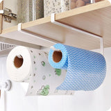 Under Cabinet Paper Towel Holder Roll Paper Towel Rack Stainless Metal Organizer