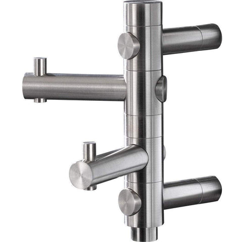 PSBA Wall Hanging Swing Hooks, Swivel Hooks Towel Hanger, Matte Stainless Steel - More Sizes Available