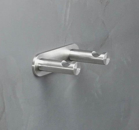 PSBA Towel Double Robe Hook Hanger for Bath, Kitchen Towel Holder Steel Matte