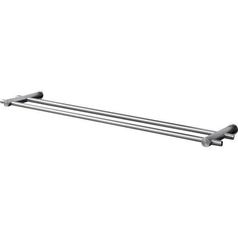 PSBA Double Towel Bar Rail Holder Hanger for Bathroom Towel Hanging Rack, Steel Matte - More Sizes Available