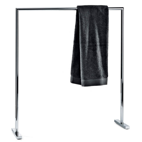 DWBA Freestanding Single Towel Bathroom Rack Stand Bar 28.3-inch Towel Holder. Chrome