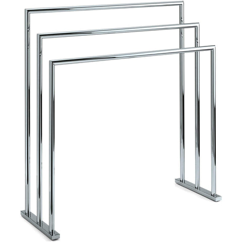 DWBA Freestanding Towel Bathroom Rack Stand Bar 27.5-inch Towel Holder. Chrome