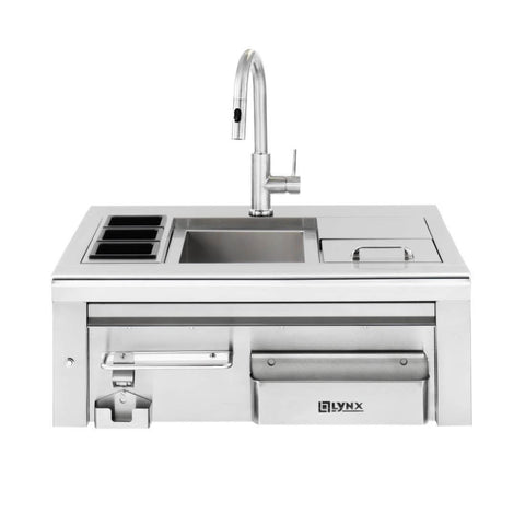 30" Cocktail Pro Sink with Ice Bin & Faucet