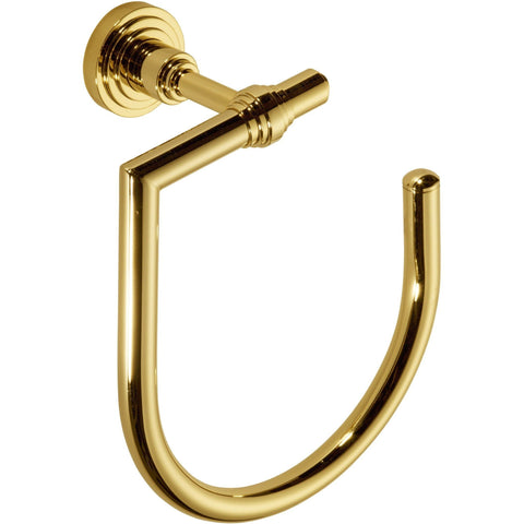 Scala Wall Round Towel Ring Holder Bath Hand Towel Holder Towel, Solid Brass
