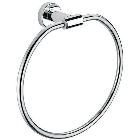 BA Tecno Wall Round Towel Ring Holder Bath Hand Towel Holder Towel - Brass