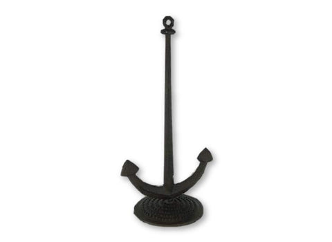 Cast Iron Ships Anchor Paper Towel Holder
