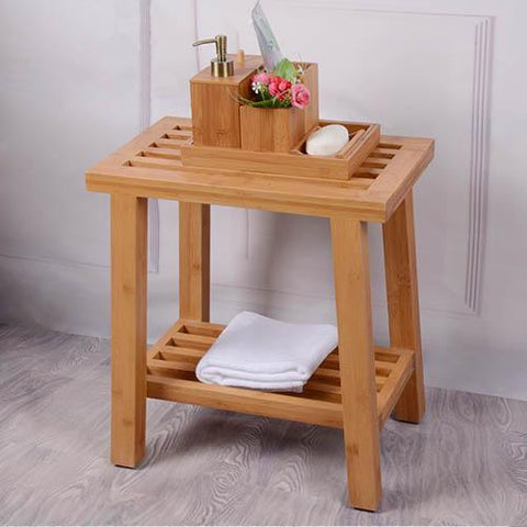 Garrison Bamboo Bathroom Seat