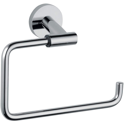 DI Hilton Round Towel Ring Holder Bath Hand Towel Holder Hanging - Brass Chrome