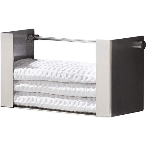 PSBA Wall Guest Hand Towel Holder Dispenser, Paper Towel Wipers, Steel Matte