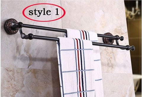 Wall Mounted Double Towel Bar Bathroom Accessories